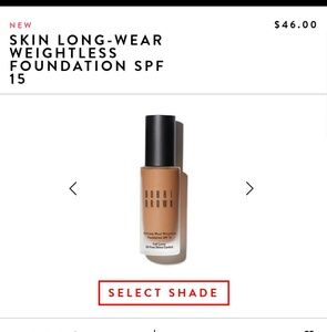 Bobbi brown  Skin long wear weightless foundation